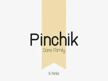 Pinchik Sans Serif Font Family