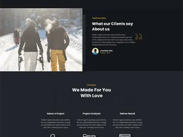 Posterity Dark - Free Minimal Dark