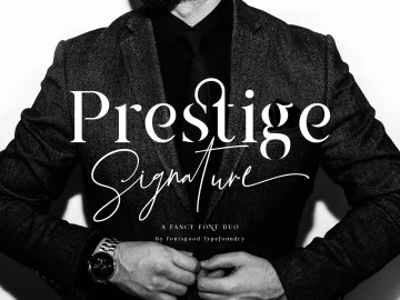 Prestige Signature Script – Demo – Fonte Grátis Prestige Signature Script - Demo