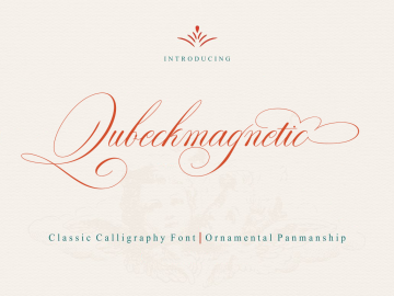 Qubeckmagnetic Script Font