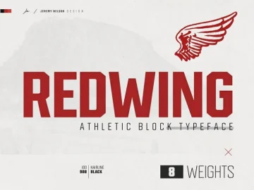 Redwing Display Font