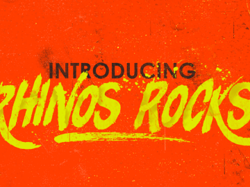Rhinos Focks Brush Font