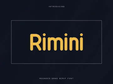 Rimini Sans Serif Font