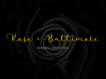 Rose Of Baltimore Font – Fonte Grátis Rose Of Baltimore Font