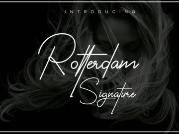 Rotterdam Handwritten Font – Fonte Grátis Rotterdam Handwritten Font