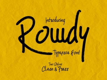 Rowdy Typeface