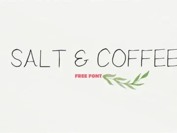 Salt Coffee Font