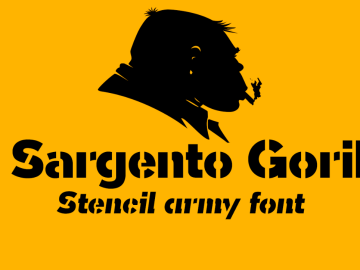 Sargento Gorila Font