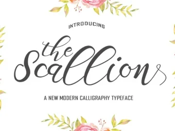 Scallion Script Font