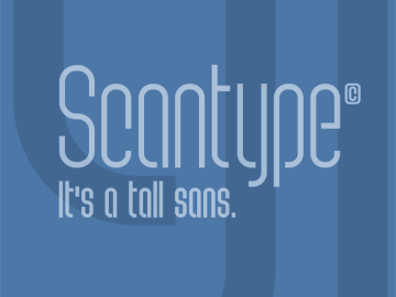 Scantype Font