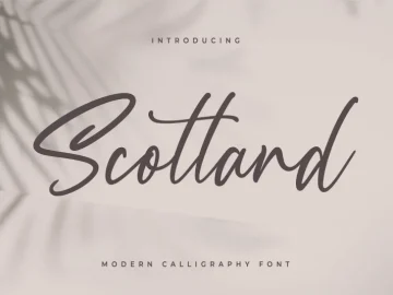 Scotland Calligraphy Font – Fonte Grátis Scotland Calligraphy Font