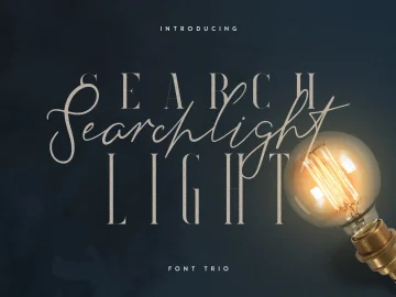 Searchlight Font Trio