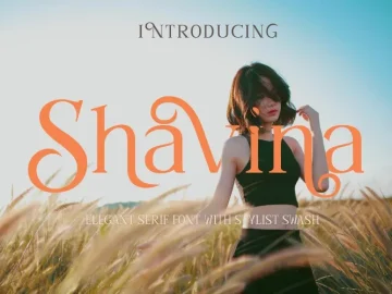 Shavina Serif Font – Fonte Grátis Shavina Serif Font