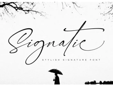 Signatie Signature Font – Fonte Grátis Signatie Signature Font