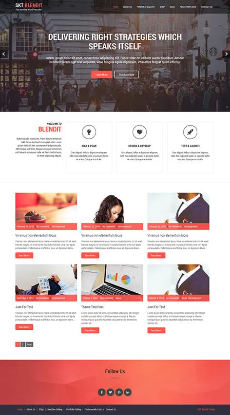 SKT BlendIt - Free One Page