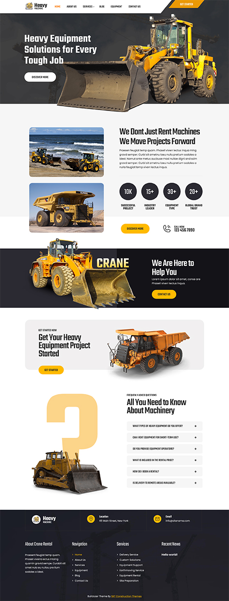 SKT Bulldozer - Construction Equipment Rentals