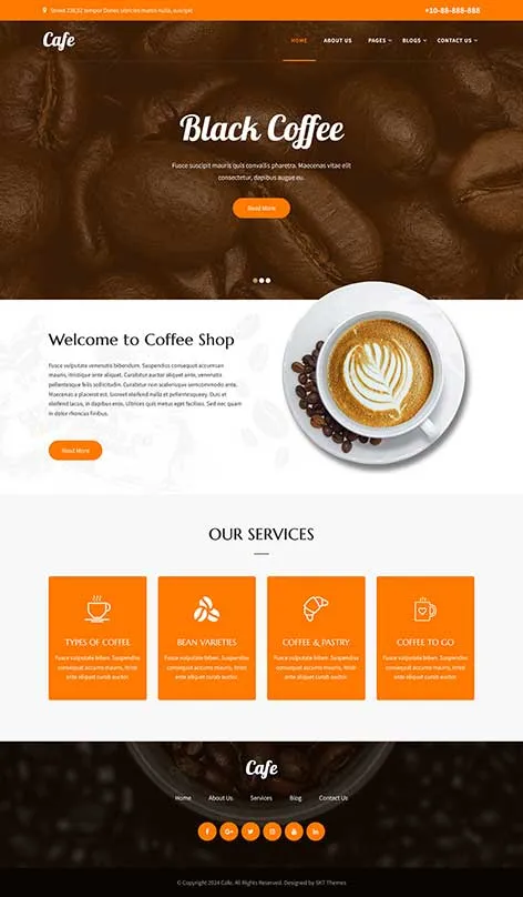 SKT Cart - Free WordPress Woocommerce Theme