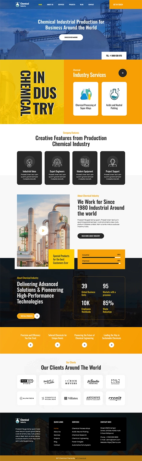 SKT Chemical - Chemical Factory