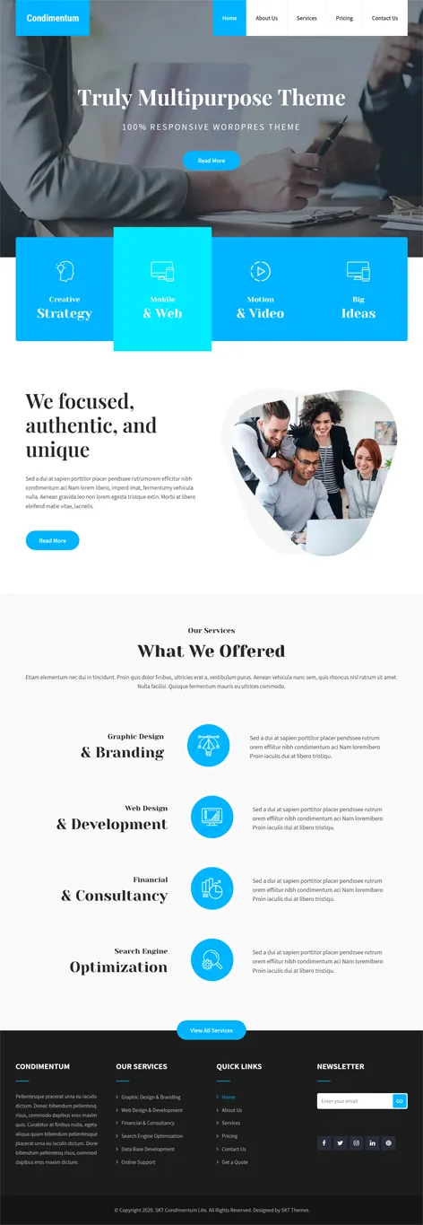 SKT Condimentum - Free Business Point