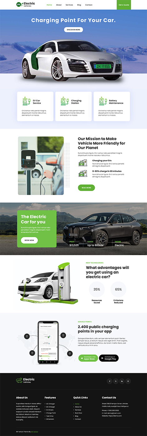 SKT eAuto - EV Charging Station