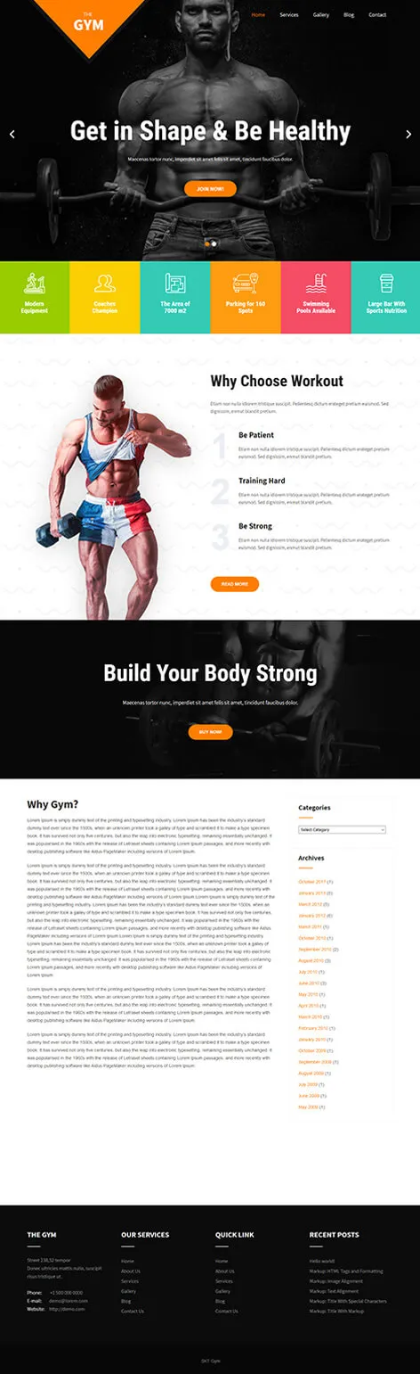 SKT Gym - Free Gym