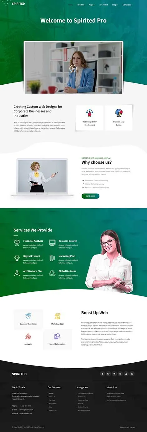 SKT Highly Flexible - WordPress Most Customizable Theme Free