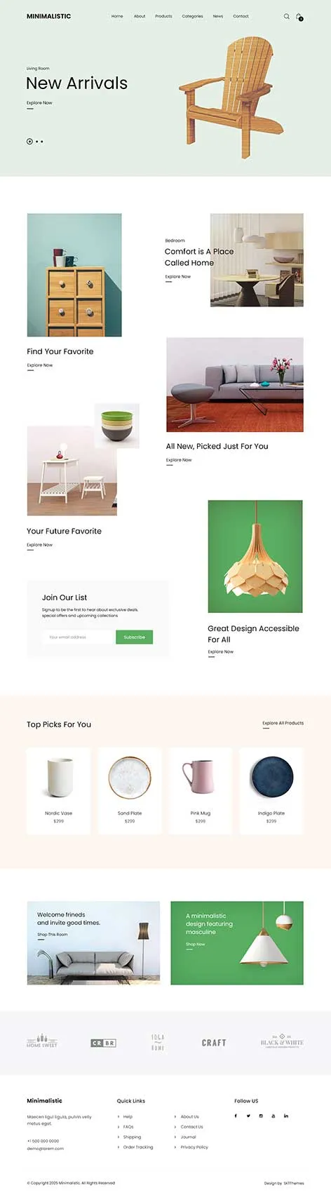 SKT Nominal - Minimal eCommerce