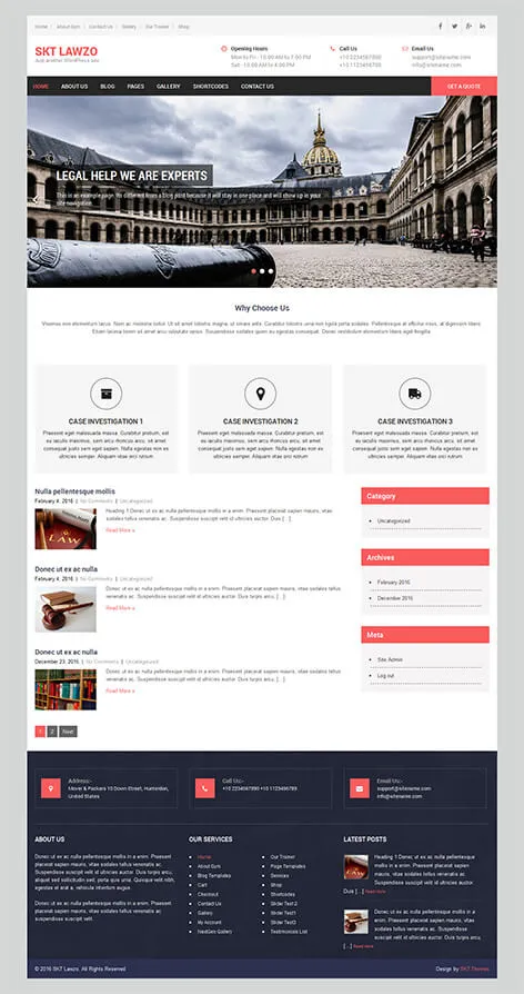 SKT Promo Page - Free WordPress Landing Page Theme