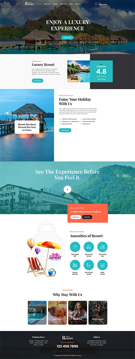 SKT Resort - Free Luxury Resort