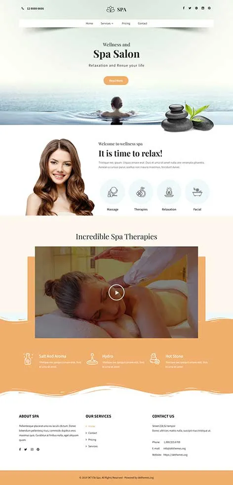 SKT Serenity Retreat - Dream Spa