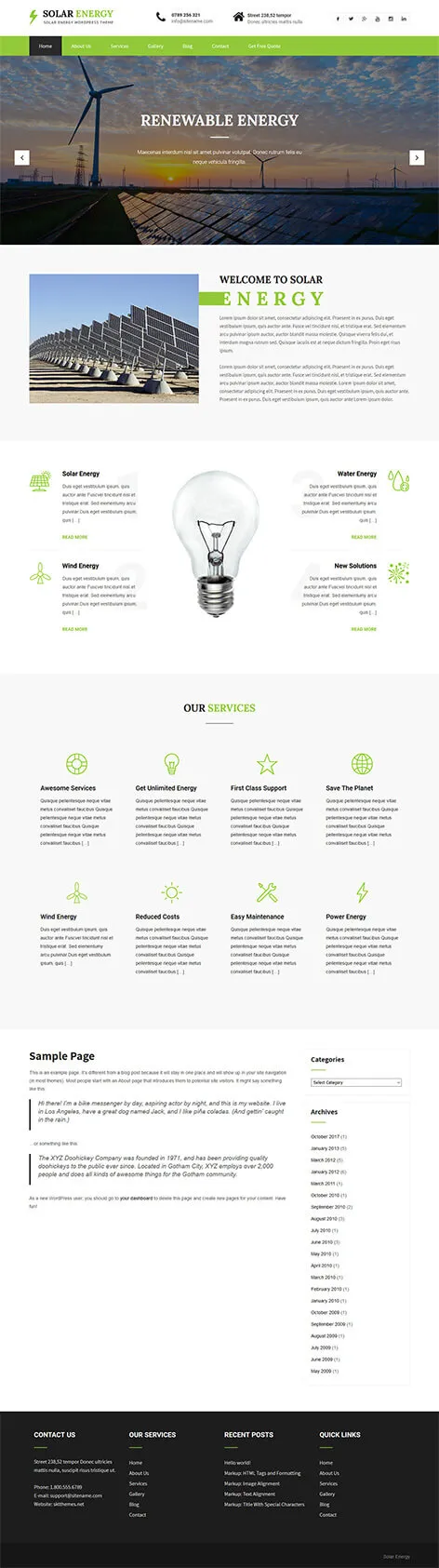 SKT Solar Energy - Free Clean Energy
