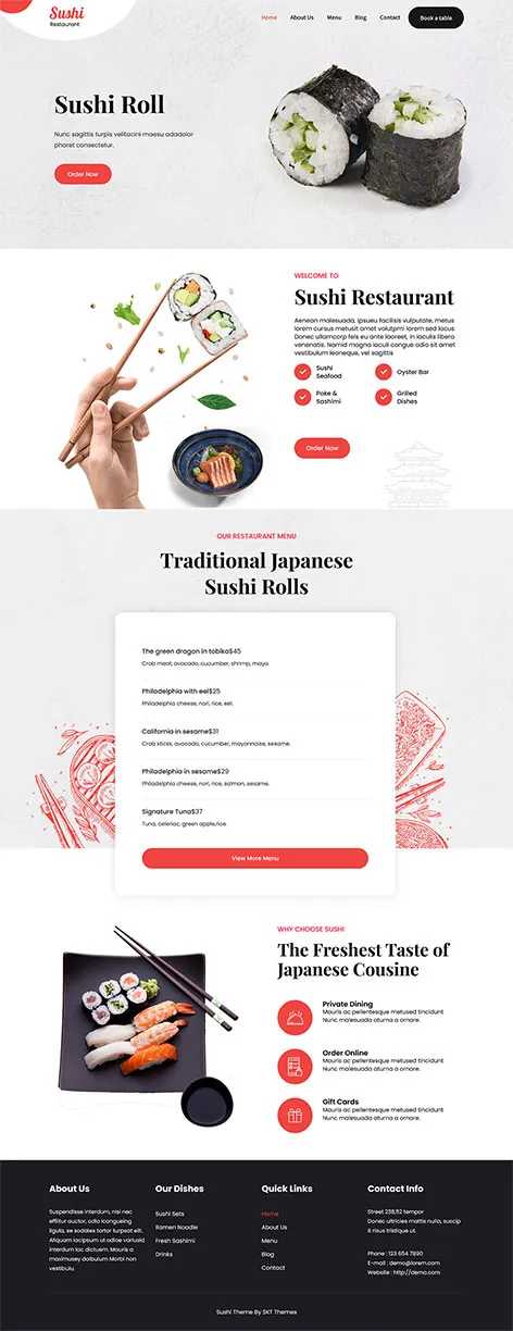 SKT Sushi - Free Asian Restaurant