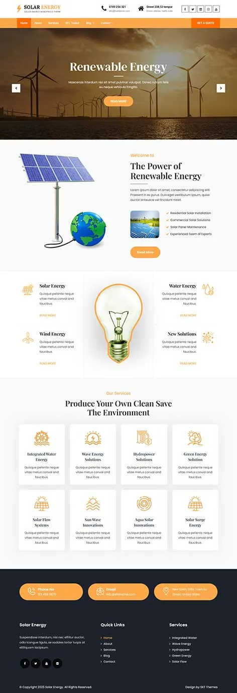 SKT Sustainable Tech - Renewable Technology