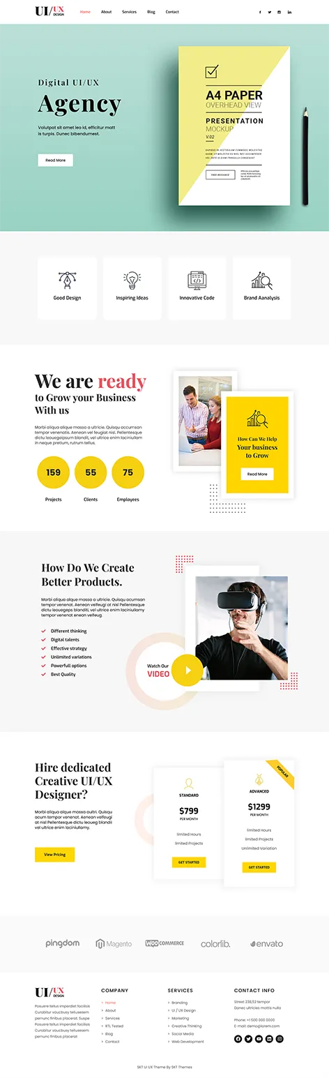 SKT UI UX - Free UI UX