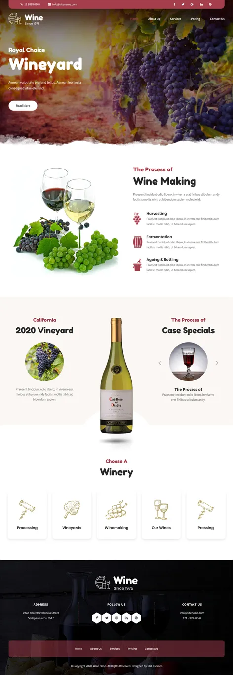 SKT Winery Lite - Free Liquor Store