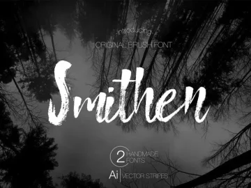 Smithen Brush Font – Fonte Grátis Smithen Brush Font
