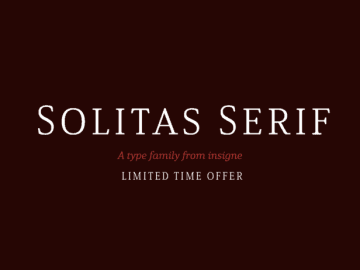 Solitas Serif Font Family