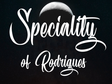 Speciality of Rodrigues Font