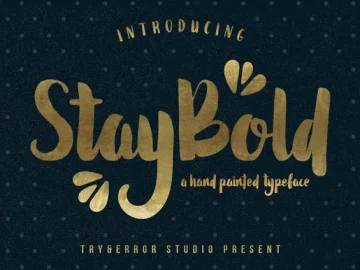 Stay Bold Typeface