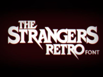 Strangers Retro Font – Fonte Grátis Strangers Retro Font