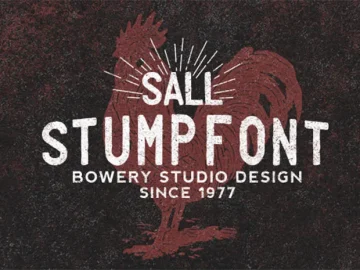 Stump Typeface – Fonte Grátis Stump Typeface