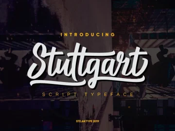 Stuttgart Script Font