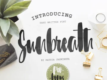 Sunbreath Font