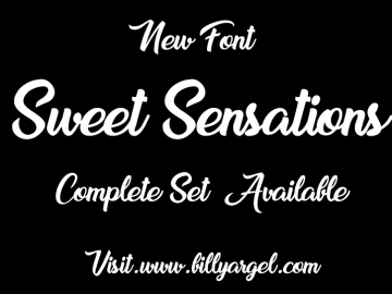 Sweet Sensations Font