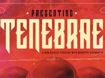 Tenebrae Typeface