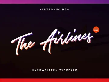 The Airlines Script Font