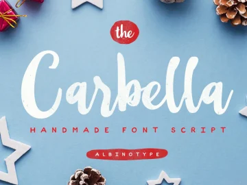 The Carbella Script Font – Fonte Grátis The Carbella Script Font