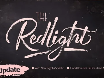 The Redlight Font Duo