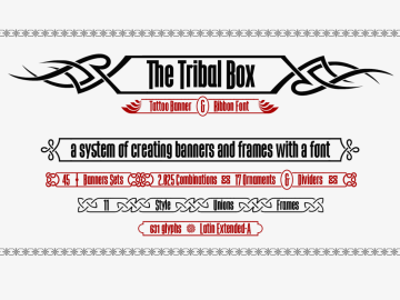 The Tribal Box Font