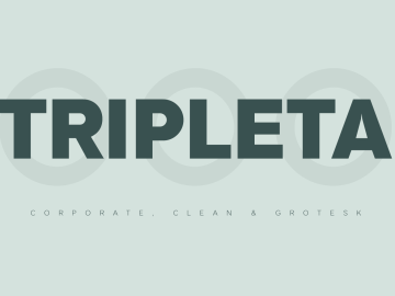 Tripleta Grotesk Font – Fonte Grátis Tripleta Grotesk Font
